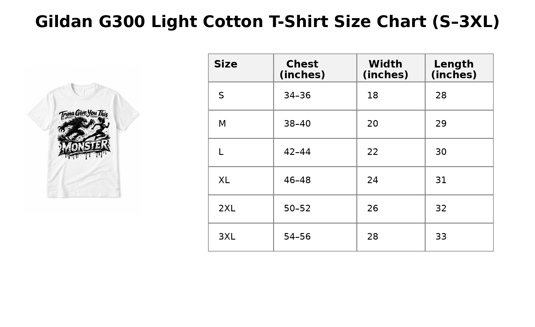 “Tryna Give You This Monster” Viral Prank T-Shirt