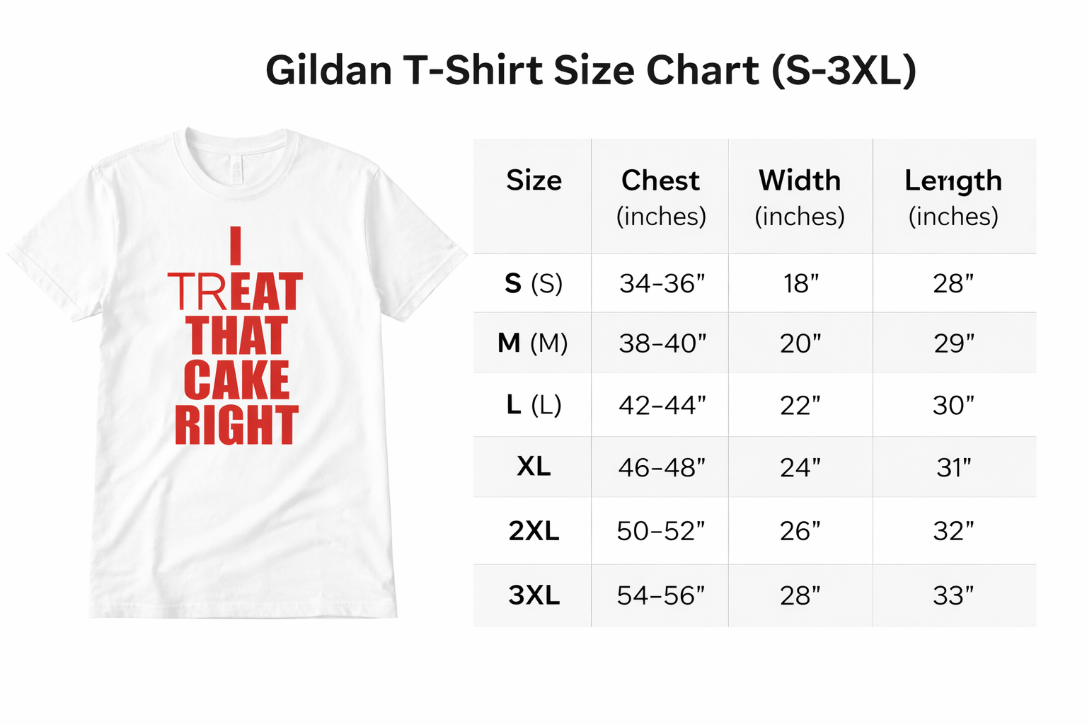 “I Treat That Cake Right” Viral Prank T-Shirt