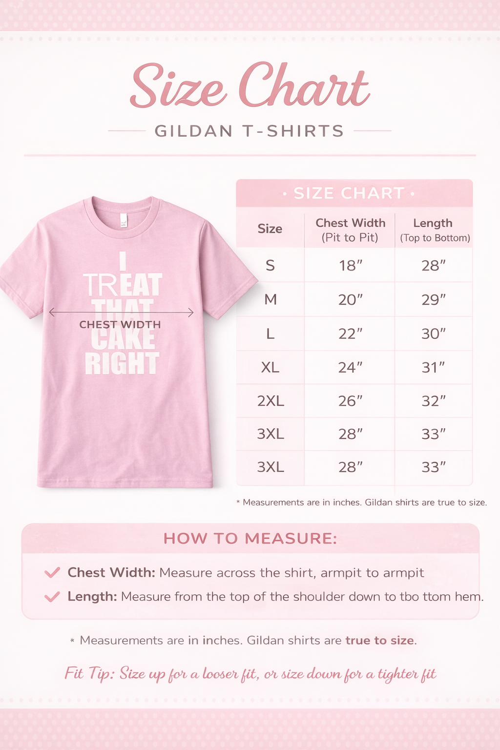 “I Treat That Cake Right” Viral Graphic Tee (Soft Pink Statement Shirt)